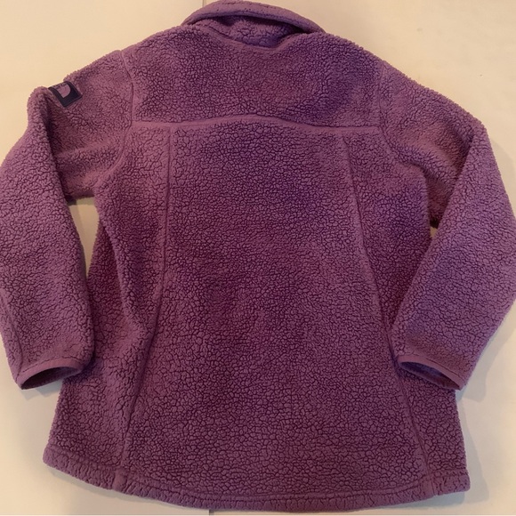 The North Face Girls Thick Fleece Pullover Purple Cozy Shawl Collar Size XL (18) - Picture 5 of 9